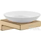 Hansgrohe ADDSTORIS fali szappantartó, szálcsiszolt bronz 41746140