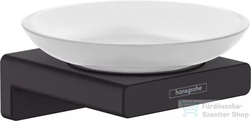 Hansgrohe ADDSTORIS fali szappantartó, matt fekete 41746670