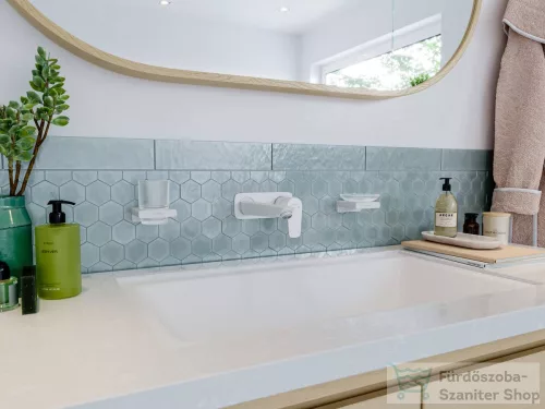 Hansgrohe ADDSTORIS fali szappantartó, matt fehér 41746700