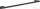 Hansgrohe ADDSTORIS 648 mm-es törölközőtartó, matt fekete 41747670