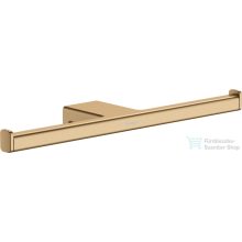   Hansgrohe ADDSTORIS dupla wc papír tartó, szálcsiszolt bronz 41748140