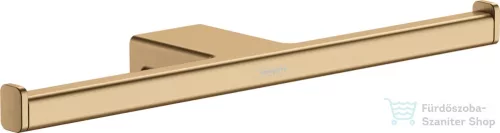 Hansgrohe ADDSTORIS dupla wc papír tartó, szálcsiszolt bronz 41748140