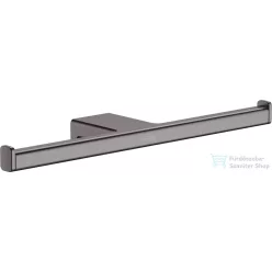   Hansgrohe ADDSTORIS dupla wc papír tartó, szálcsiszolt fekete/króm 41748340