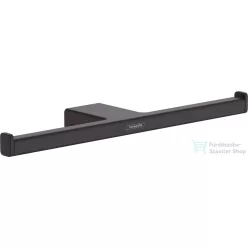   Hansgrohe ADDSTORIS dupla wc papír tartó, matt fekete 41748670