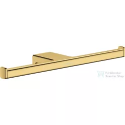   Hansgrohe ADDSTORIS dupla wc papír tartó, polírozott arany hatású 41748990
