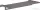 Hansgrohe ADDSTORIS 648 mm-es törölközőtartó polc, szálcsiszolt fekete/króm 41751340