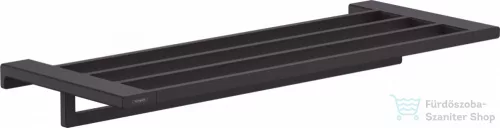 Hansgrohe ADDSTORIS 648 mm-es törölközőtartó polc, matt fekete 41751670