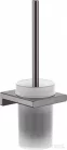 Hansgrohe ADDSTORIS fali wc kefe tartó, szálcsiszolt fekete/króm 41752340