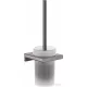 Hansgrohe ADDSTORIS fali wc kefe tartó, szálcsiszolt fekete/króm 41752340
