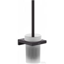   Hansgrohe ADDSTORIS fali wc kefe tartó, matt fekete 41752670