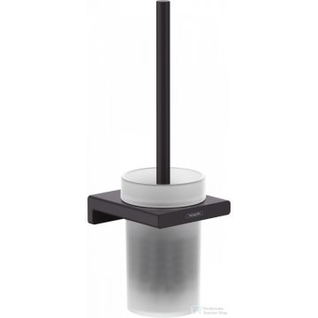   Hansgrohe ADDSTORIS fali wc kefe tartó, matt fekete 41752670