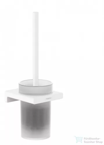 Hansgrohe ADDSTORIS fali wc kefe tartó, matt fehér 41752700