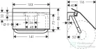 Hansgrohe ADDSTORIS fedeles wc papír tartó, szálcsiszolt bronz 41753140