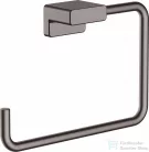Hansgrohe ADDSTORIS törölközőtartó, szálcsiszolt fekete/króm 41754340
