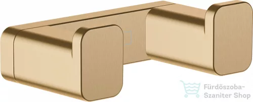 Hansgrohe ADDSTORIS dupla akasztó, szálcsiszolt bronz 41755140