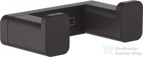 Hansgrohe ADDSTORIS dupla akasztó, matt fekete 41755670