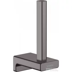   Hansgrohe ADDSTORIS pót wc papír tartó, szálcsiszolt fekete/króm 41748340
