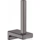 Hansgrohe ADDSTORIS pót wc papír tartó, szálcsiszolt fekete/króm 41748340