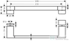 Hansgrohe ADDSTORIS zuhanyajtó fogantyú, matt fehér 41759700