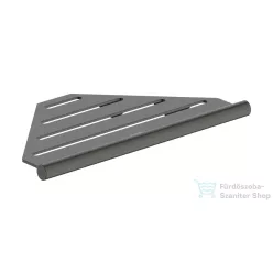   Hansgrohe ADDSTORIS S fali sarokpolc, szálcsiszolt fekete króm 41761340