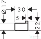 Hansgrohe ADDSTORIS S törölközőtartó, matt fehér 41762700