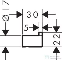 Hansgrohe ADDSTORIS S törölközőtartó, matt fehér 41762700