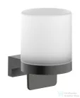 Hansgrohe ADDSTORIS fali szappanadagoló matt üveg tartállyal, szálcsiszolt fekete króm 41765340