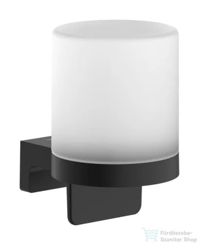 Hansgrohe ADDSTORIS fali szappanadagoló matt üveg tartállyal, matt fekete 41765670