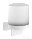 Hansgrohe ADDSTORIS fali szappanadagoló matt üveg tartállyal, matt fehér 41765700
