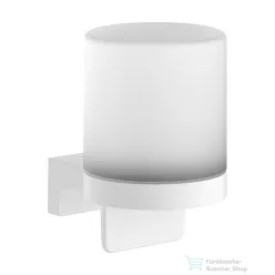   Hansgrohe ADDSTORIS fali szappanadagoló matt üveg tartállyal, matt fehér 41765700