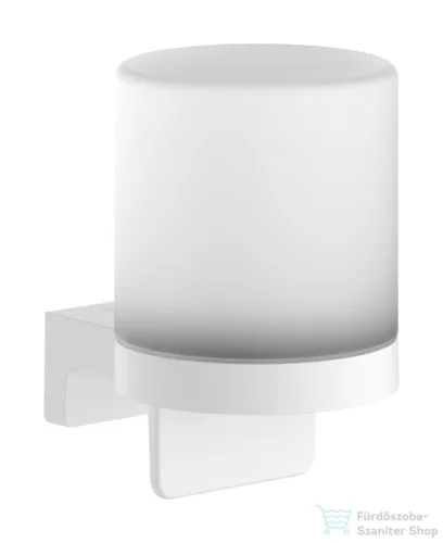 Hansgrohe ADDSTORIS fali szappanadagoló matt üveg tartállyal, matt fehér 41765700