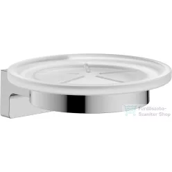   Hansgrohe ADDSTORIS S fali szappantartó matt üveg tállal, króm 41766000