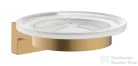 Hansgrohe ADDSTORIS S fali szappantartó matt üveg tállal, szálcsiszolt bronz 41766140