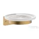 Hansgrohe ADDSTORIS S fali szappantartó matt üveg tállal, szálcsiszolt bronz 41766140