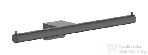 Hansgrohe ADDSTORIS S dupla WC papír tartó, szálcsiszolt fekete króm 41768340