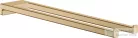 Hansgrohe ADDSTORIS 445 mm-es dupla törölközőtartó, szálcsiszolt bronz 41770140