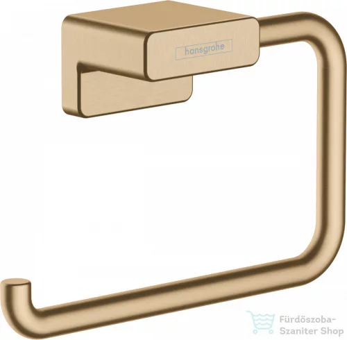 Hansgrohe ADDSTORIS wc papír tartó, szálcsiszolt bronz 41771140