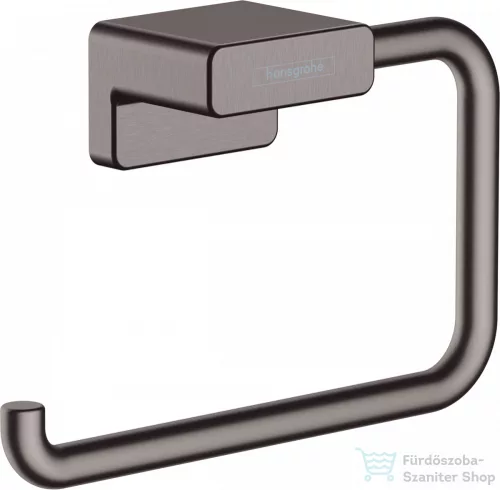 Hansgrohe ADDSTORIS wc papír tartó, szálcsiszolt fekete/króm 41771340