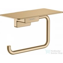   Hansgrohe ADDSTORIS polcos wc papír tartó, szálcsiszolt bronz 41772140