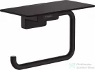 Hansgrohe ADDSTORIS polcos wc papír tartó, matt fekete 41772670