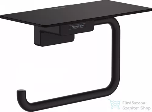 Hansgrohe ADDSTORIS polcos wc papír tartó, matt fekete 41772670