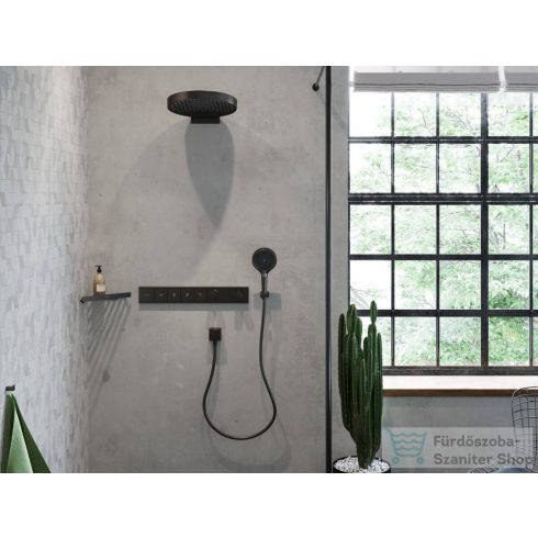 Hansgrohe ADDSTORIS polcos wc papír tartó, matt fekete 41772670