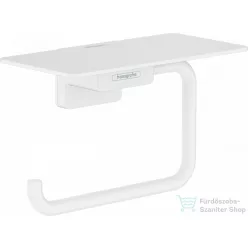   Hansgrohe ADDSTORIS polcos wc papír tartó, matt fehér 41772700