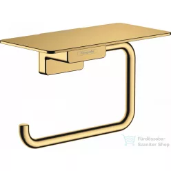   Hansgrohe ADDSTORIS polcos wc papír tartó, polírozott arany hatású 41772990