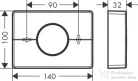 Hansgrohe ADDSTORIS szemeteszsák adagoló, szálcsiszolt bronz 41773140