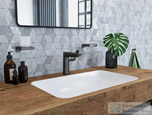 Hansgrohe ADDSTORIS szemeteszsák adagoló, szálcsiszolt fekete/króm 41773340