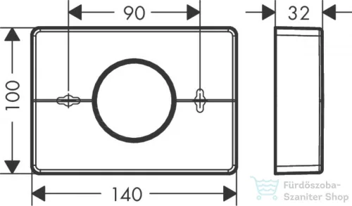 Hansgrohe ADDSTORIS szemeteszsák adagoló, matt fehér 41773700