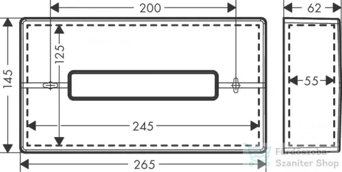 Hansgrohe ADDSTORIS papírzsebkendő adagoló, szálcsiszolt bronz 41774140