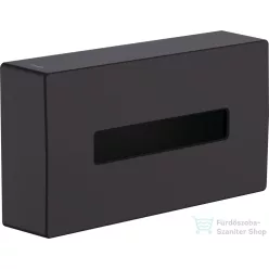   Hansgrohe ADDSTORIS papírzsebkendő adagoló, matt fekete 41774670