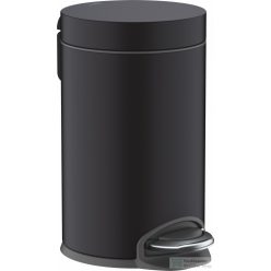 Hansgrohe ADDSTORIS pedálos szemetes, matt fekete 41775670